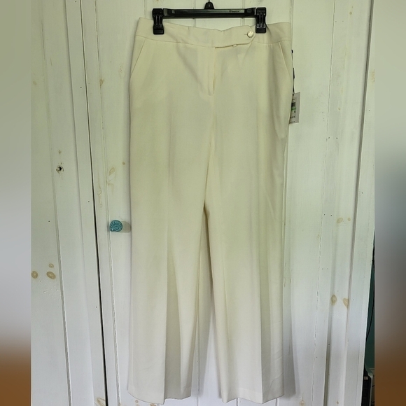 Calvin Klein Straight-Leg Classic Business Casual Pants Size 8 - Picture 1 of 13